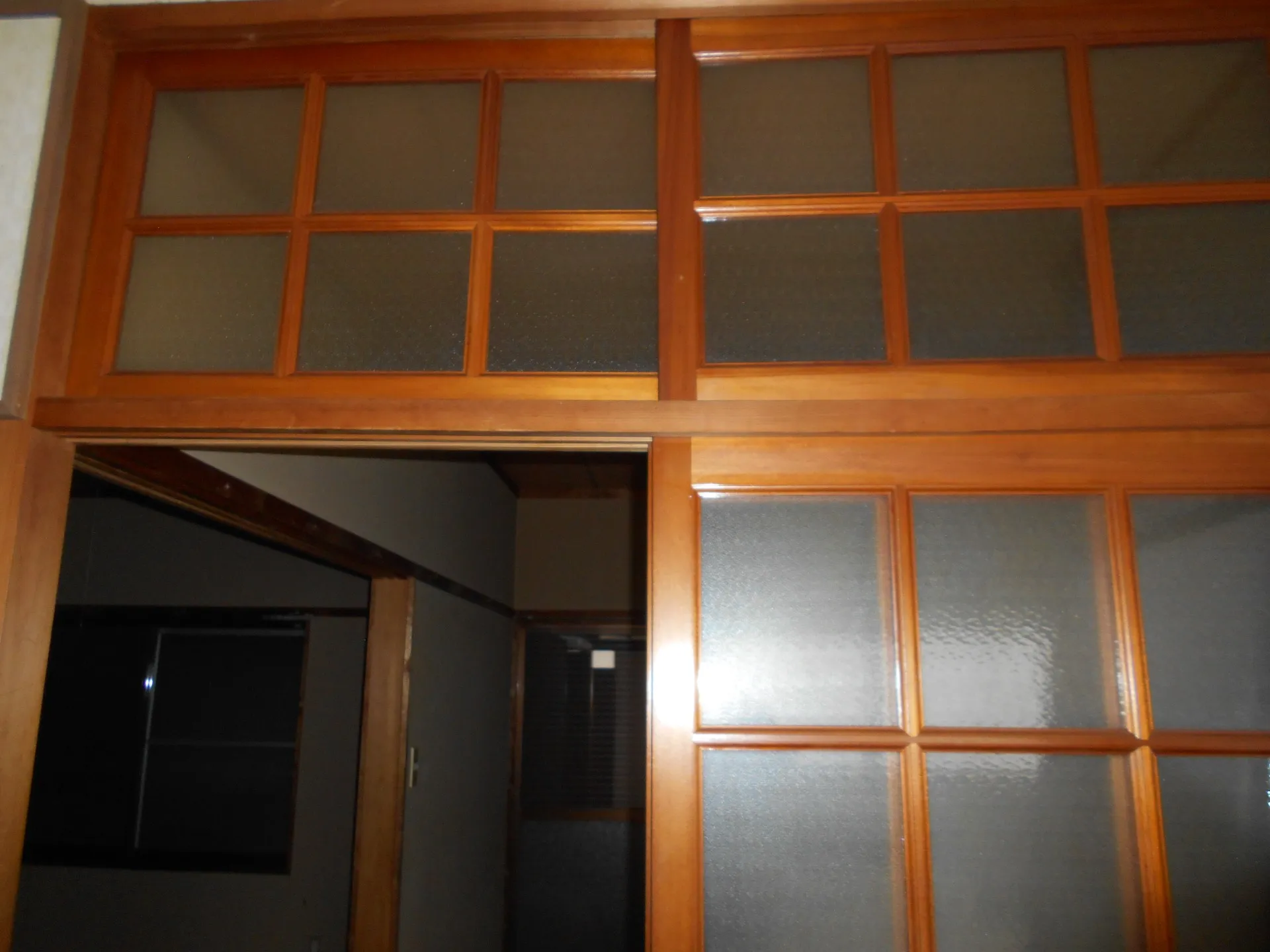 鴨居の直し　に行って来ました